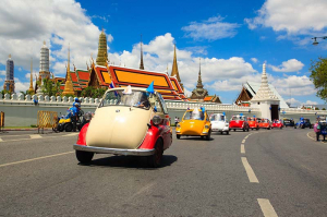 Microcar Parade for the Celebration of H.M. Queen Sirikit’s 82nd Birthday Anniversary – 12 August 2014